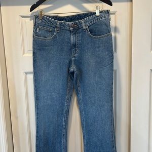 Carhartt original fit bootcut medium wash denim jeans